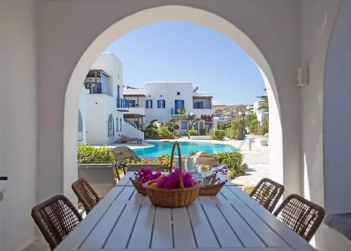 Tatil Evi Mykonian Style W Shared Pool 8 & 9 Ornos (Mykonos)