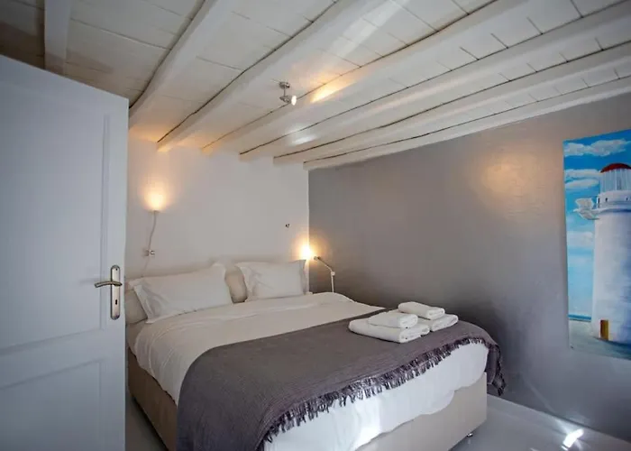 Tatil Evi Mykonian Style W Shared Pool 8 & 9 Ornos (Mykonos)