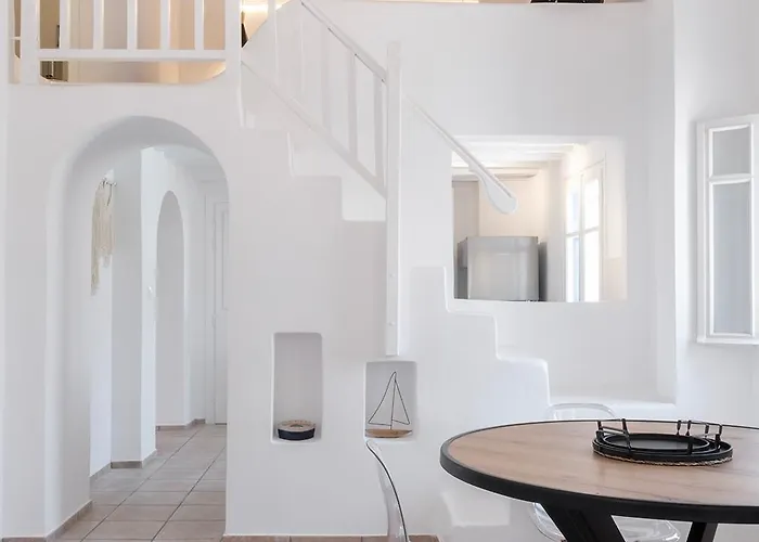 Tatil Evi Mykonian Style W Shared Pool 8 & 9