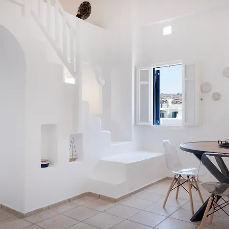 Mykonian Style W Shared Pool 8 & 9 Feriehus Ornos (Mykonos)